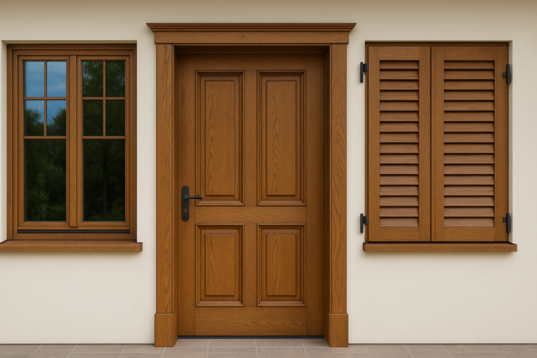 Drewniane okna i drzwi – inwestycja w styl, komfort i energooszczędność